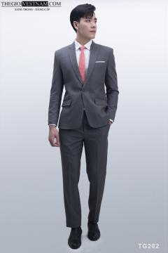 Bộ Suit Xám Khói Modern Fit TGS201